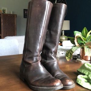 J. Crew Brown Tall Boots 9.5